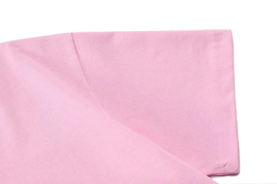Acne Studios 2026 New Arrival logo Same Style t 100％ 32 ：Pink Size：XS S M L